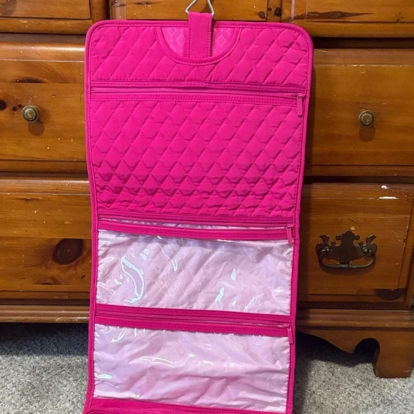 Vera Bradley Fuchsia Toiletry Tote !read descrip! - Picture 4 of 10